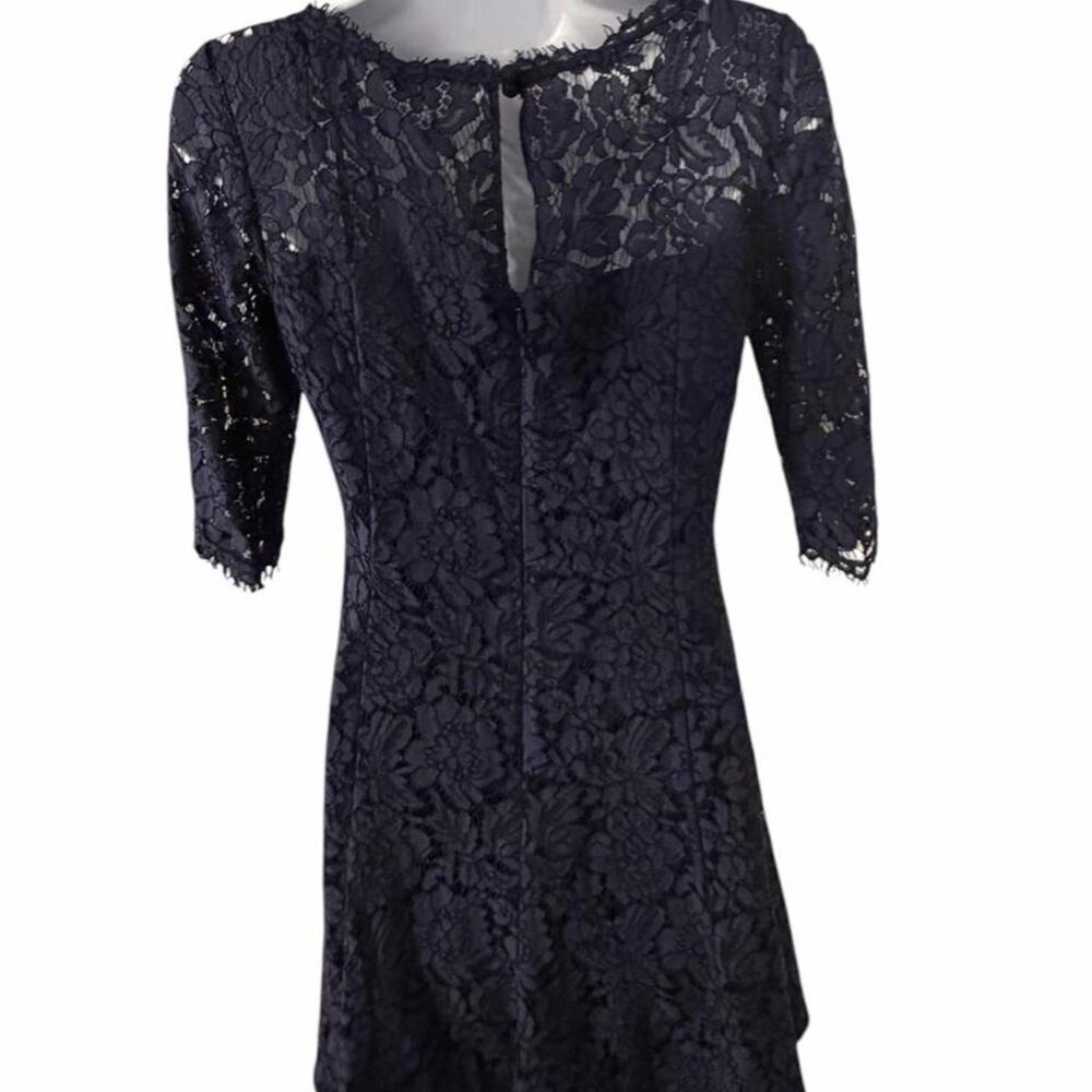 Eliza j navy lace fit & flare cocktail dress - Picture 2 of 6